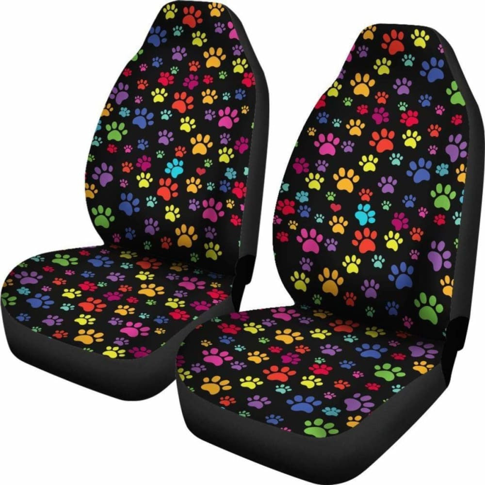 Colorful Paws Car Seat Covers