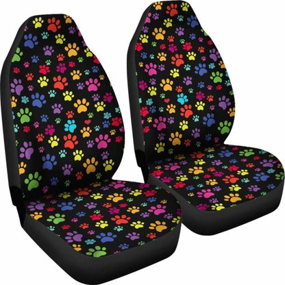 Colorful Paws Car Seat Covers