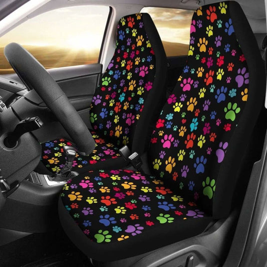 Colorful Paws Car Seat Covers