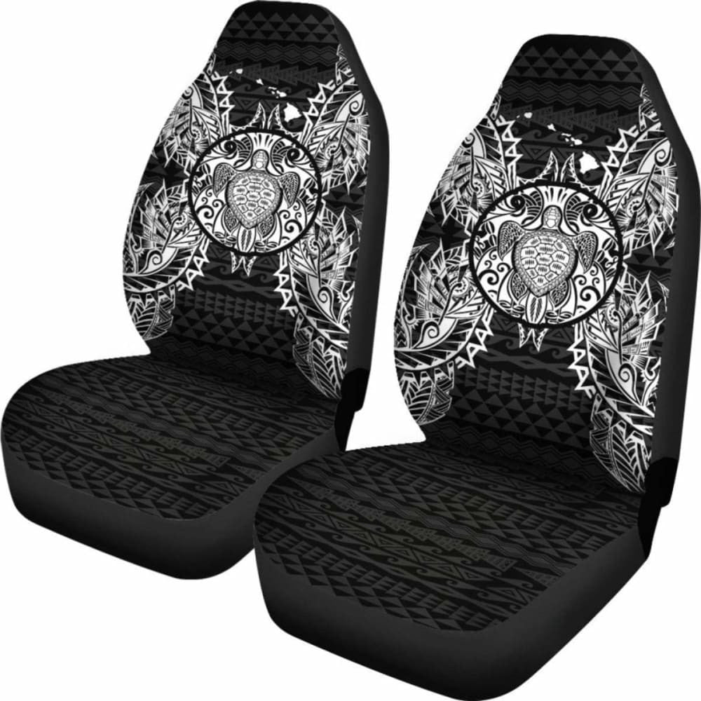 Turtle Polynesia Car Seat Cover Map Black New