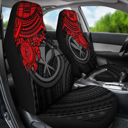 Polynesian Hawaii Car Seat Covers- Red Turtle - Amazing