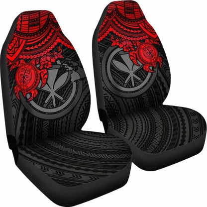 Polynesian Hawaii Car Seat Covers- Red Turtle - Amazing