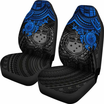 Samoa Polynesian Car Seat Covers - Blue Turtle - Amazing