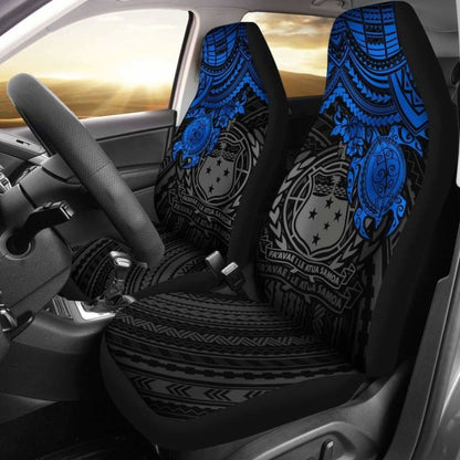 Samoa Polynesian Car Seat Covers - Blue Turtle - Amazing