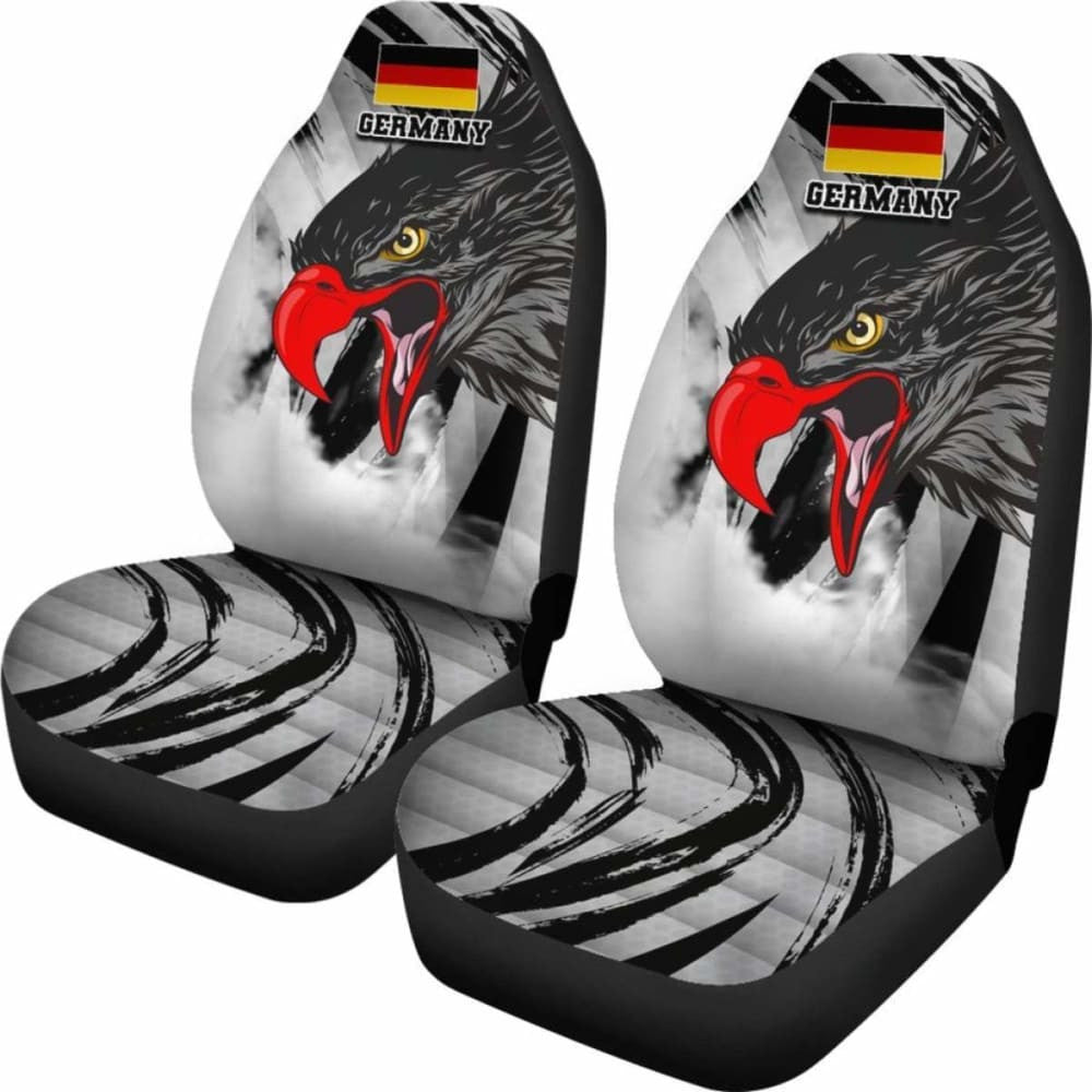 Germany Car Seat Covers Black Eagle Powerful