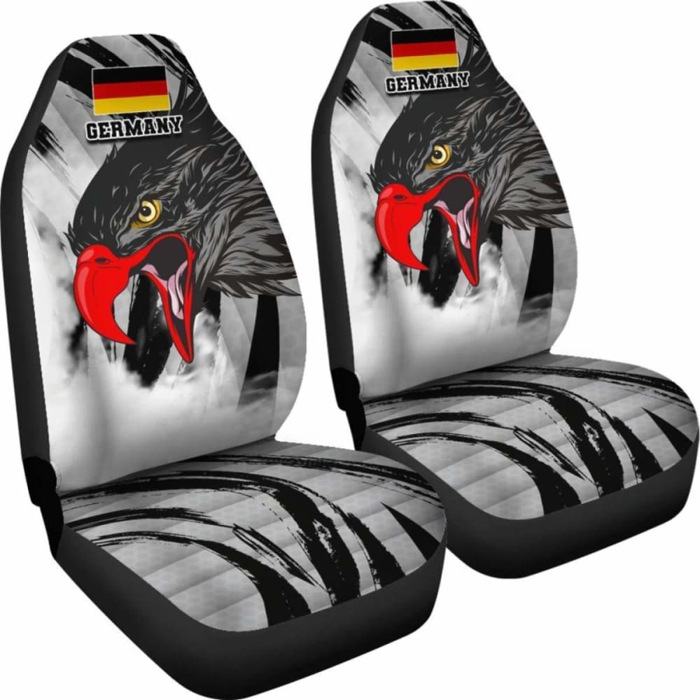 Germany Car Seat Covers Black Eagle Powerful