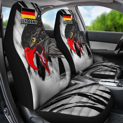Germany Car Seat Covers Black Eagle Powerful