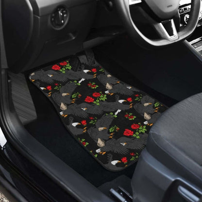 Eagle Pattern Print Design  Front And Back Car Mats