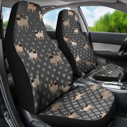 Pug Car Seat Cover