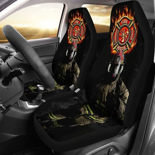 First Responders Firefighter Car Seat Covers Set Of