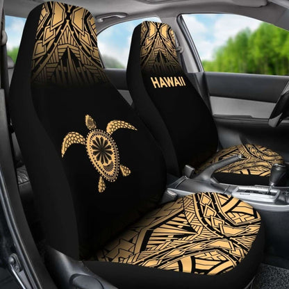 Polynesian Hawaii Turtle Car Seat Covers Fog Gold New