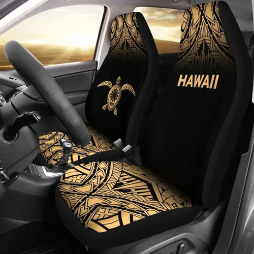 Polynesian Hawaii Turtle Car Seat Covers Fog Gold New