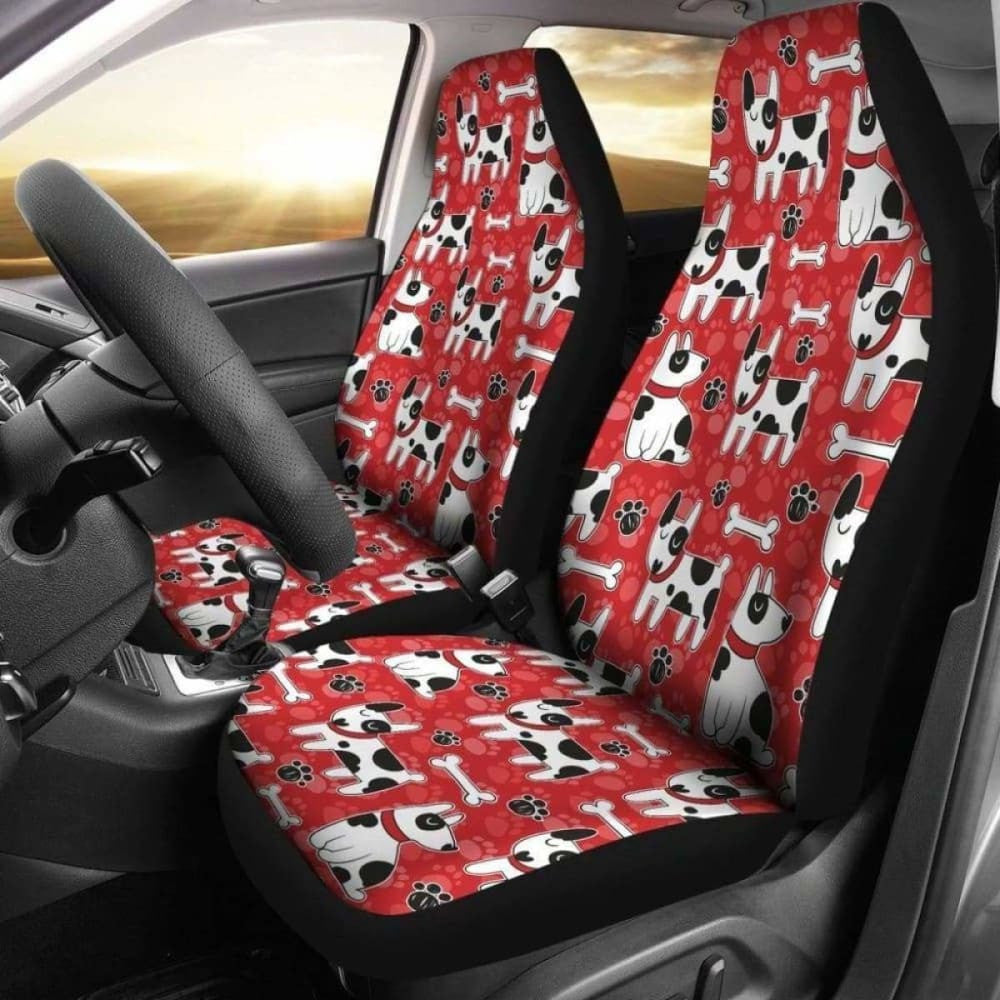 Bull Terrier Car Seat Covers