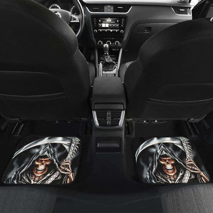 Set Pcs Grim Reaper Skull Car Mats