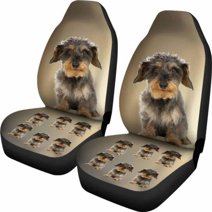 Wire Haired Dachshund Car Seat Cover