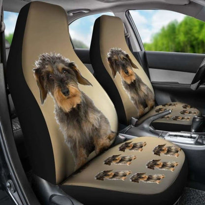 Wire Haired Dachshund Car Seat Cover
