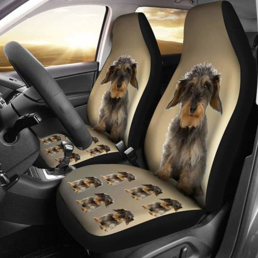 Wire Haired Dachshund Car Seat Cover