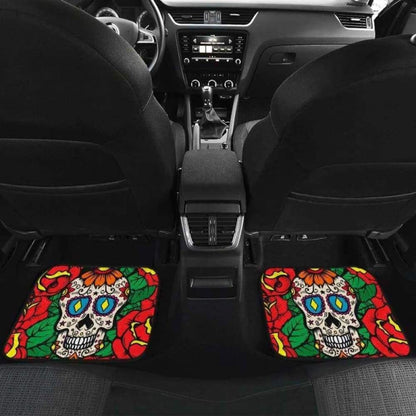 Set Of Pcs Sugar Skull Car Mats