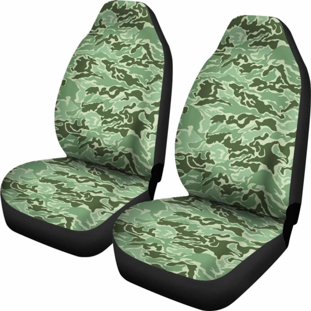 Camo Car Seat Cover Green Camouflage