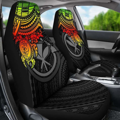Polynesian Hawaii Car Seat Covers - Reggae Turtle - Amazing