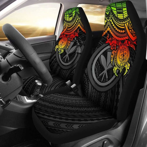 Polynesian Hawaii Car Seat Covers - Reggae Turtle - Amazing
