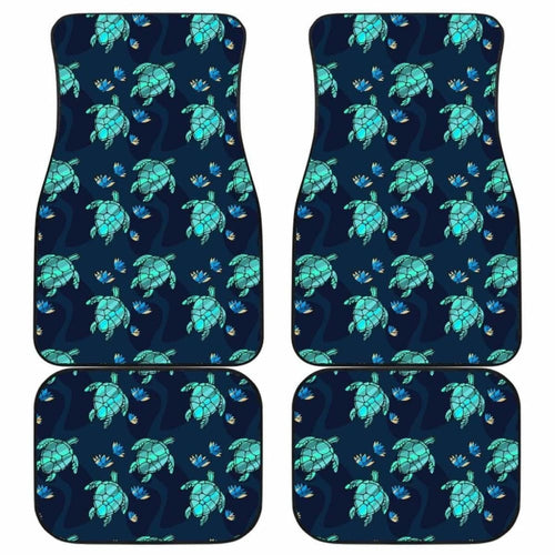 Turtle Love Front And Back Car Mats (Set Of)