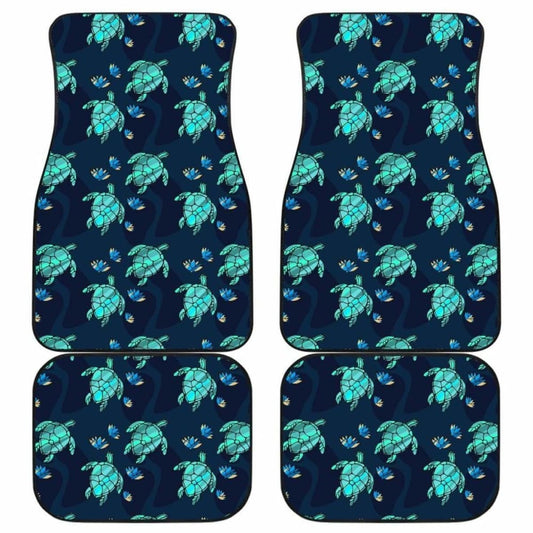 Turtle Love Front And Back Car Mats (Set Of)