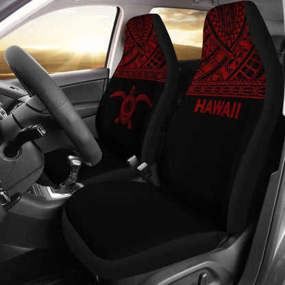 Polynesian Hawaii Turtle Car Seat Covers Horizontal Red New
