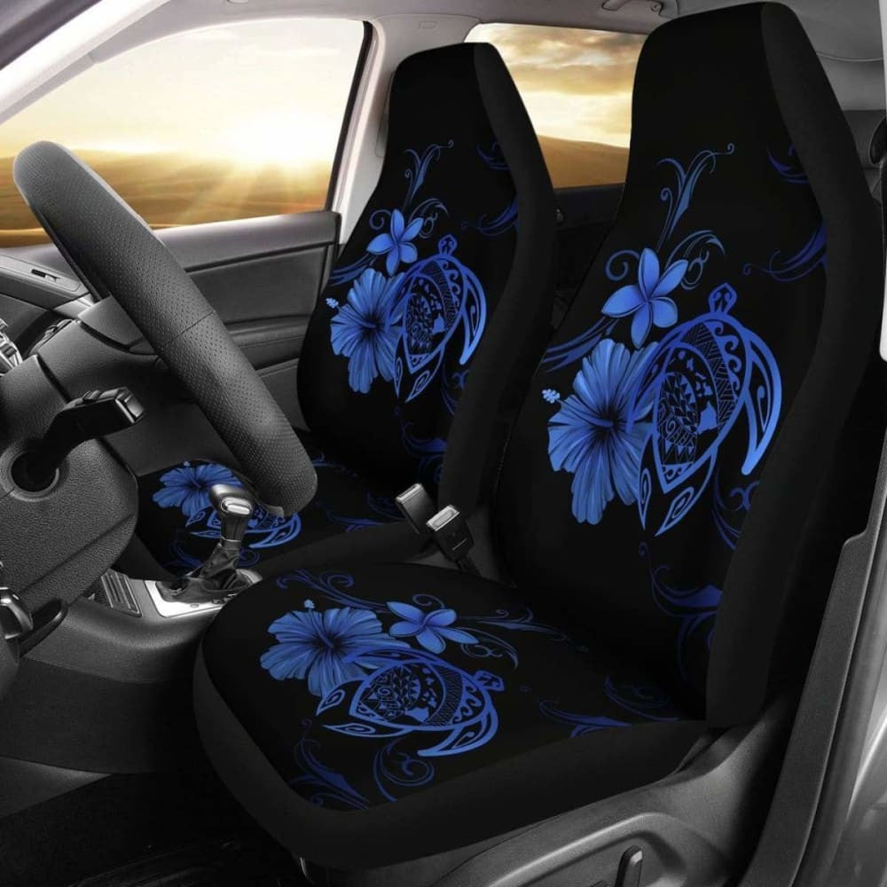 Hawaii Turtle Hibiscus Poly Purple  Car Seat Covers - New - Awesome