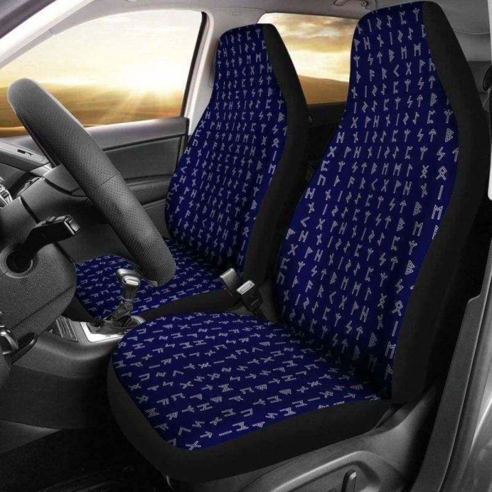Viking Rune Runic Alphabet Car Seat Covers