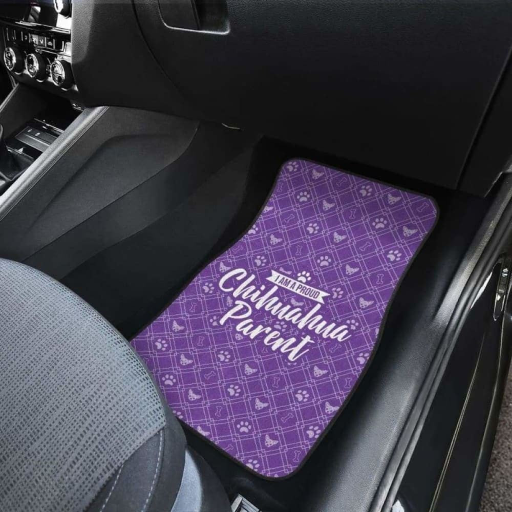 I Am A Proud Chihuahua Parent Front And Back Car Mat