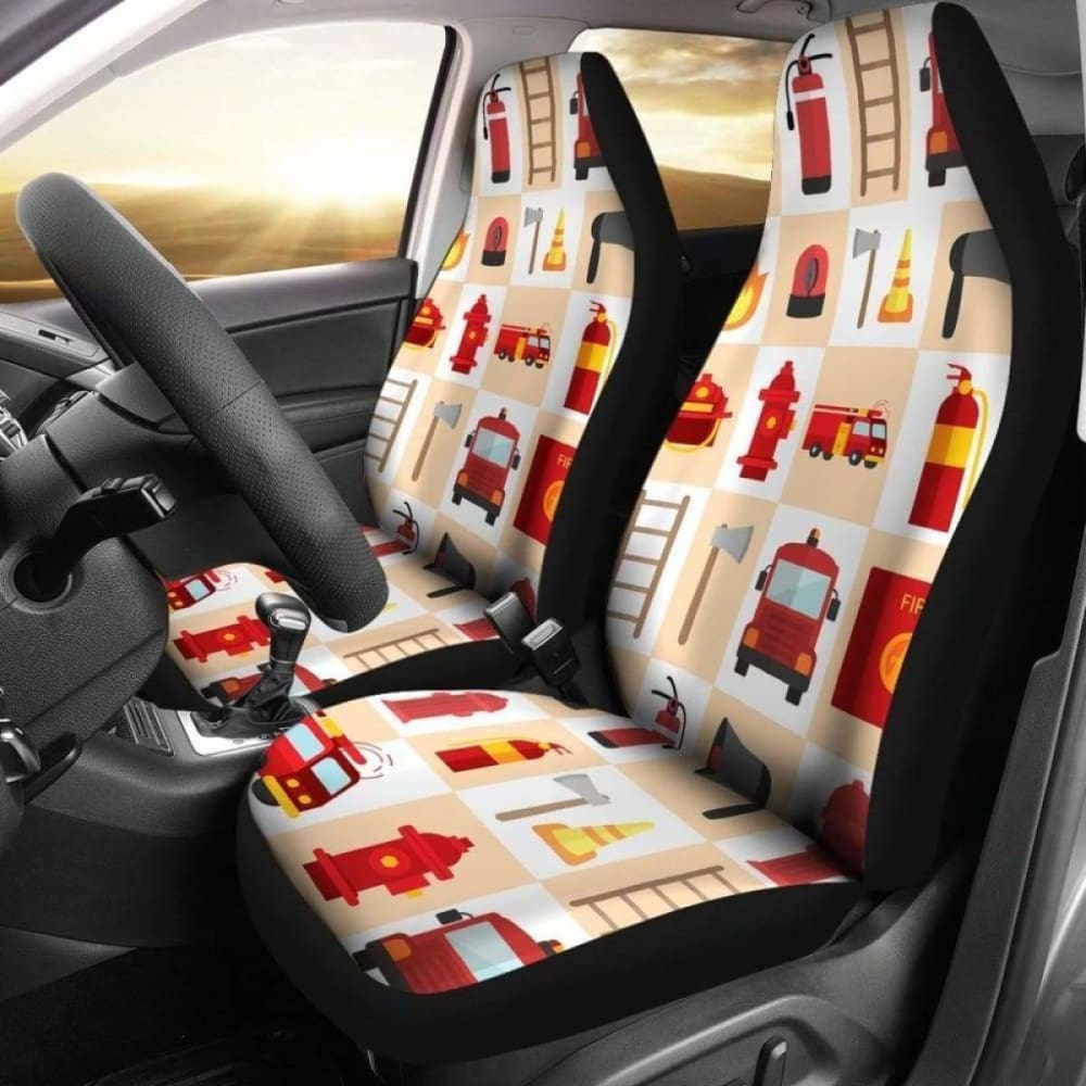 Firefighter Car Seat Covers Amazing