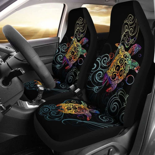 Turtle Hawaiian Car Seat Covers Set Of