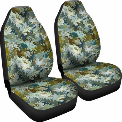 Camo Car Seat Covers Leaf Pattern