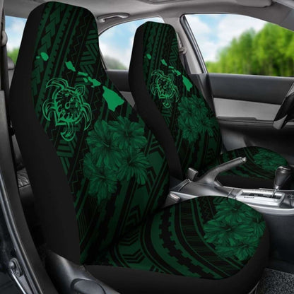 Hawaii Sea Turtle Is Swimming Toward Car Seat Covers Green - New -