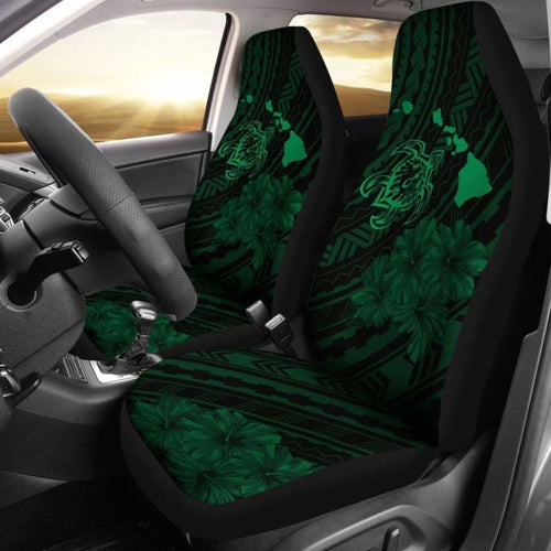 Hawaii Sea Turtle Is Swimming Toward Car Seat Covers Green - New -
