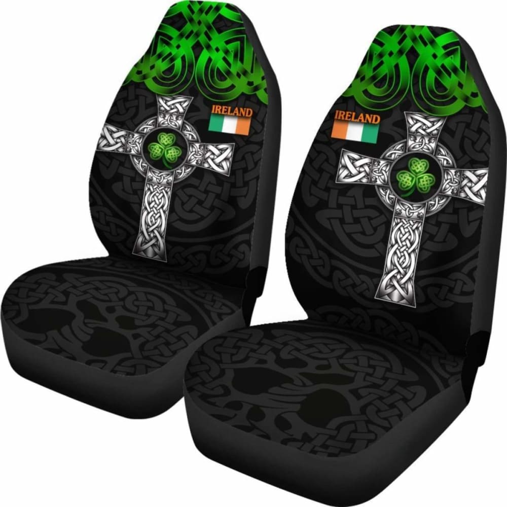 Ireland Car Seat Covers - Celtic Cross Style -