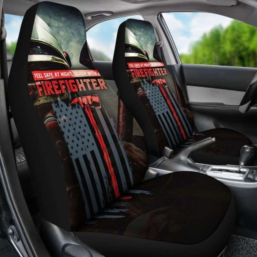 Sleep With A Firefighter Car Seat Covers