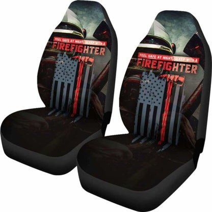 Sleep With A Firefighter Car Seat Covers