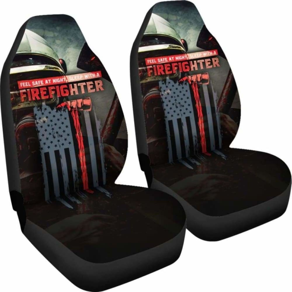 Sleep With A Firefighter Car Seat Covers