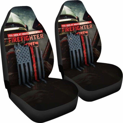 Sleep With A Firefighter Car Seat Covers