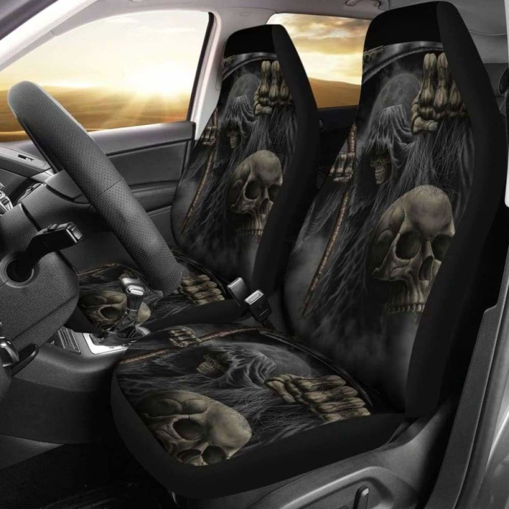 Set Of Pcs Skull Car Seat Cover