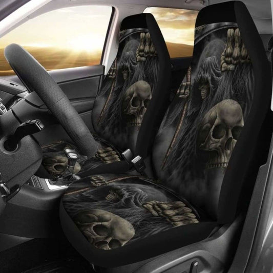 Set Of Pcs Skull Car Seat Cover