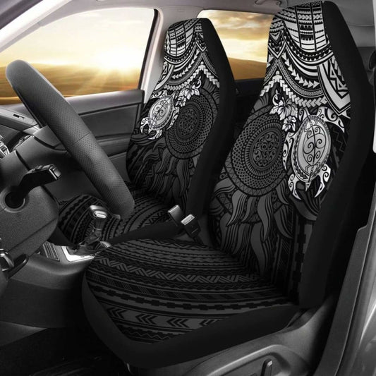 Polynesian Car Seat Covers - Polynesian White Turtle - Amazing