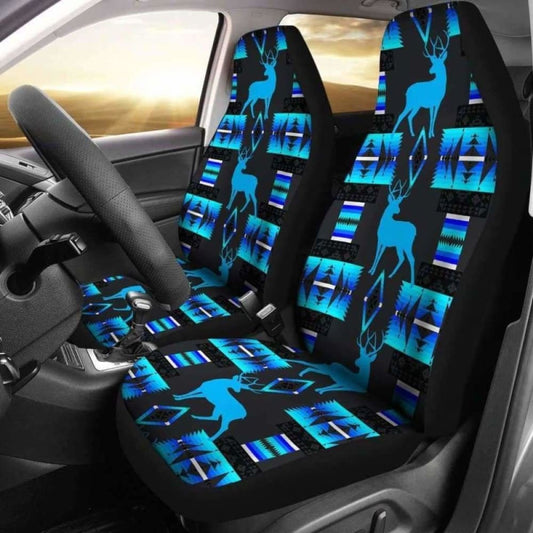 Deer Midnight Lake Car Seat Covers Awesome