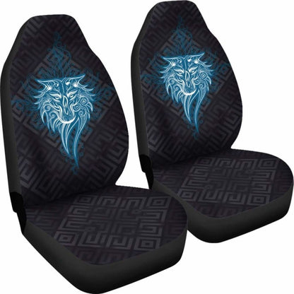 Wolf Mandala Car Seat Covers