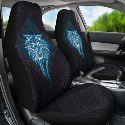 Wolf Mandala Car Seat Covers