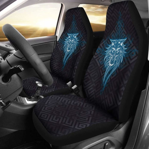 Wolf Mandala Car Seat Covers