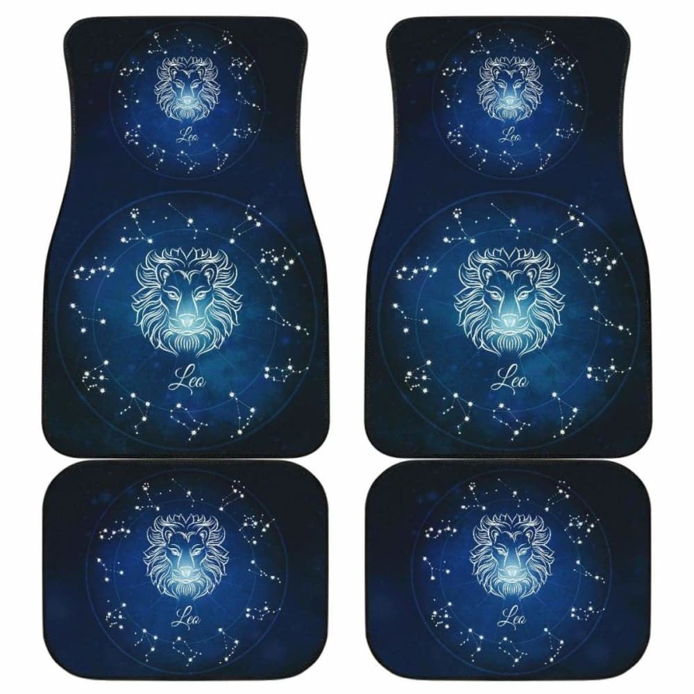 Leo Zodiac Sign Car Floor Mats Amazing Gift