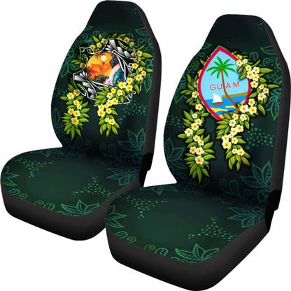 Guam Polynesian Car Seat Covers - Ti Leaf Lei Turtle - Amazing